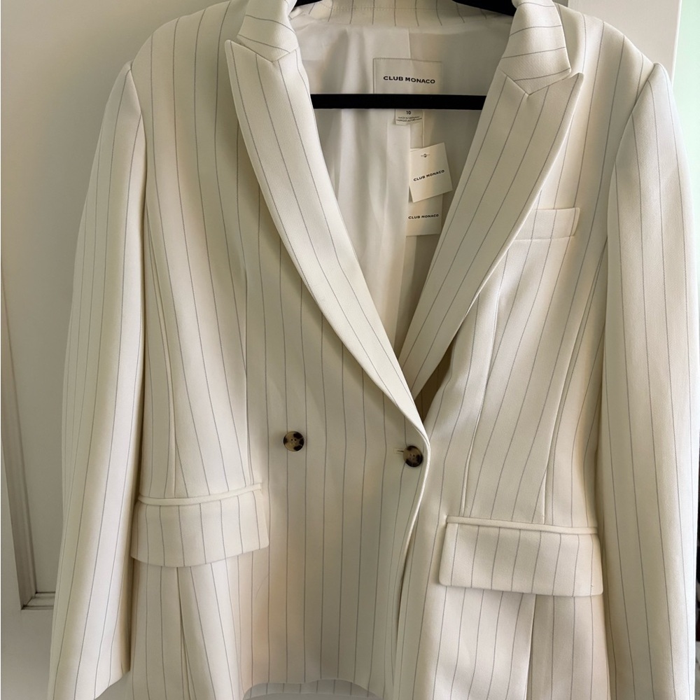 NWT Club Monaco Pinstripe Blazer